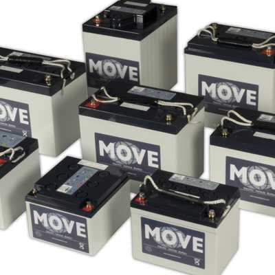 Različna kapaciteta baterij Move
